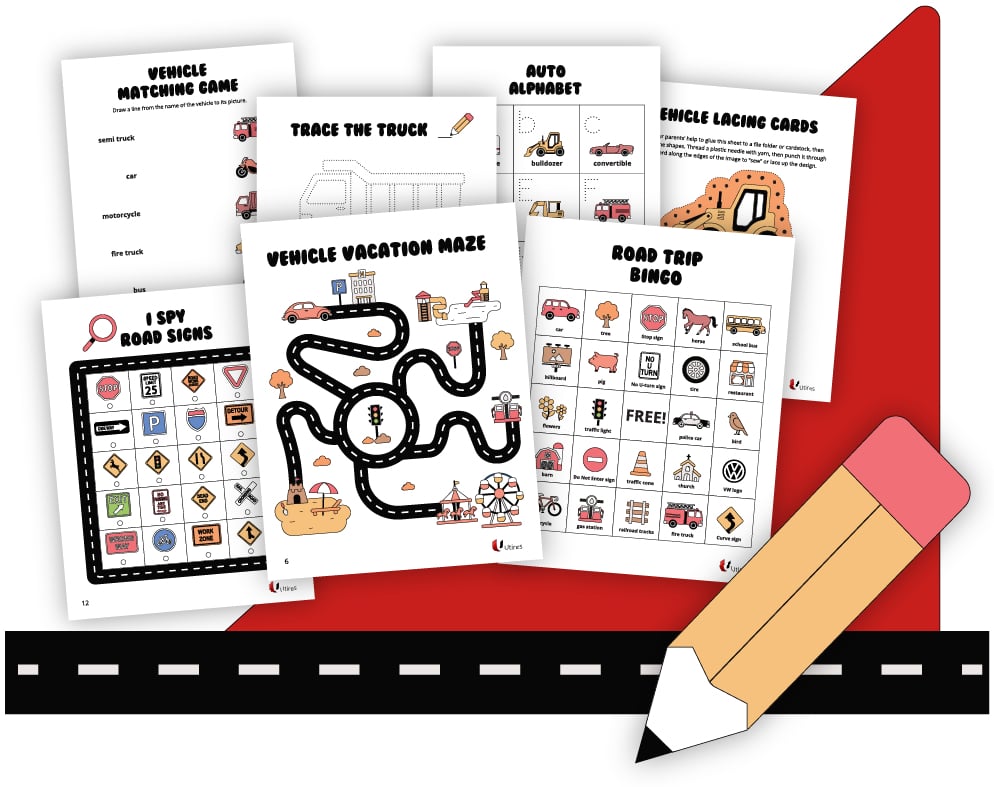 Road Trip Games For Kids: Paper & Pencil Games, Car Travel Activities For  Kids