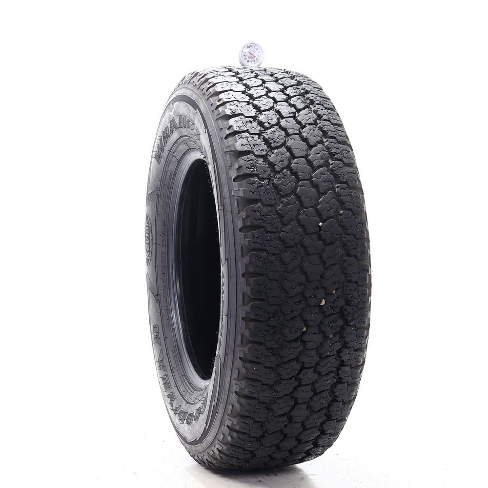 Set of (2) Used LT 265/70R17 Goodyear Wrangler All-Terrain Adventure Kevlar 121/118S - 11.5-12/32 - Image 1