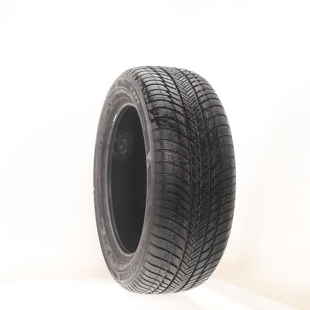 Set of (2) Driven Once 255/55R20 Bridgestone Blizzak LM-001 RFT 110H - 9.5/32 - Image 1