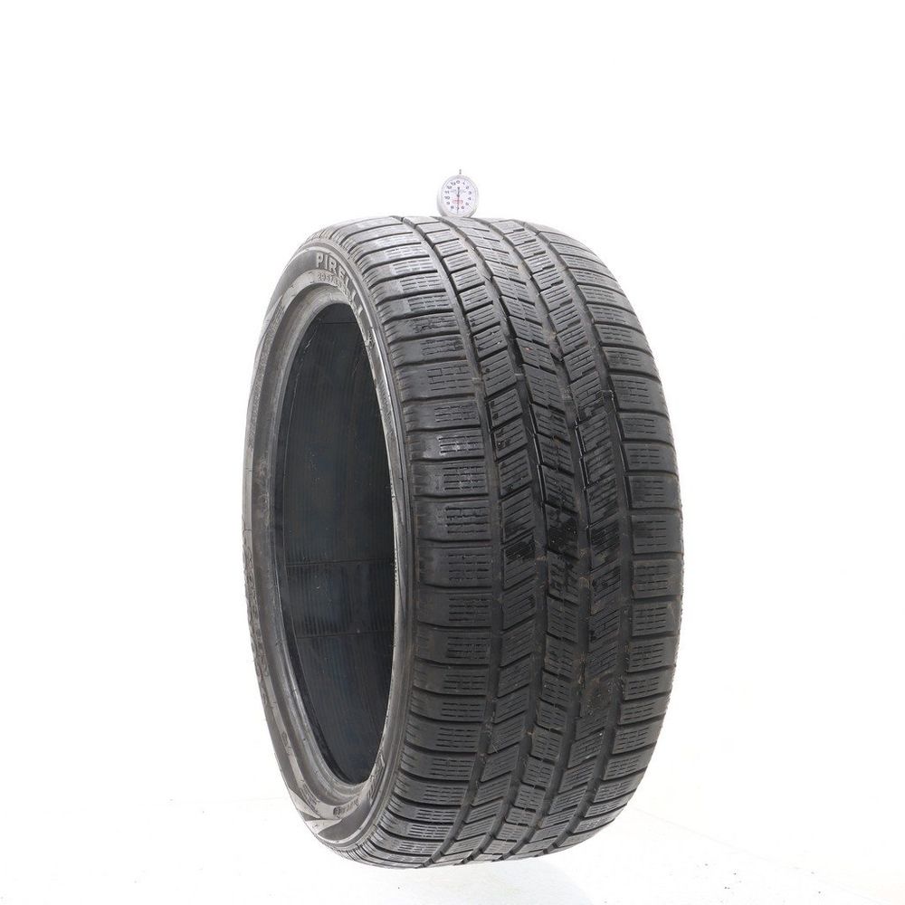 Used 295/35R21 Pirelli Scorpion Ice & Snow 107V - 7/32 - Image 1