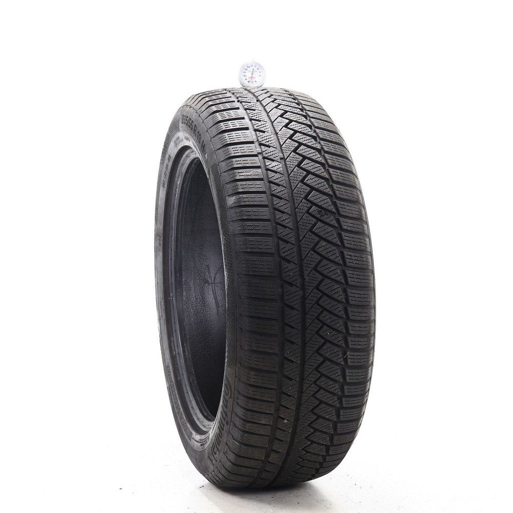 Set of (2) Used 235/55R19 Continental WinterContact TS850P SUV SSR MOE 101H - 6-7.5/32 - Image 4