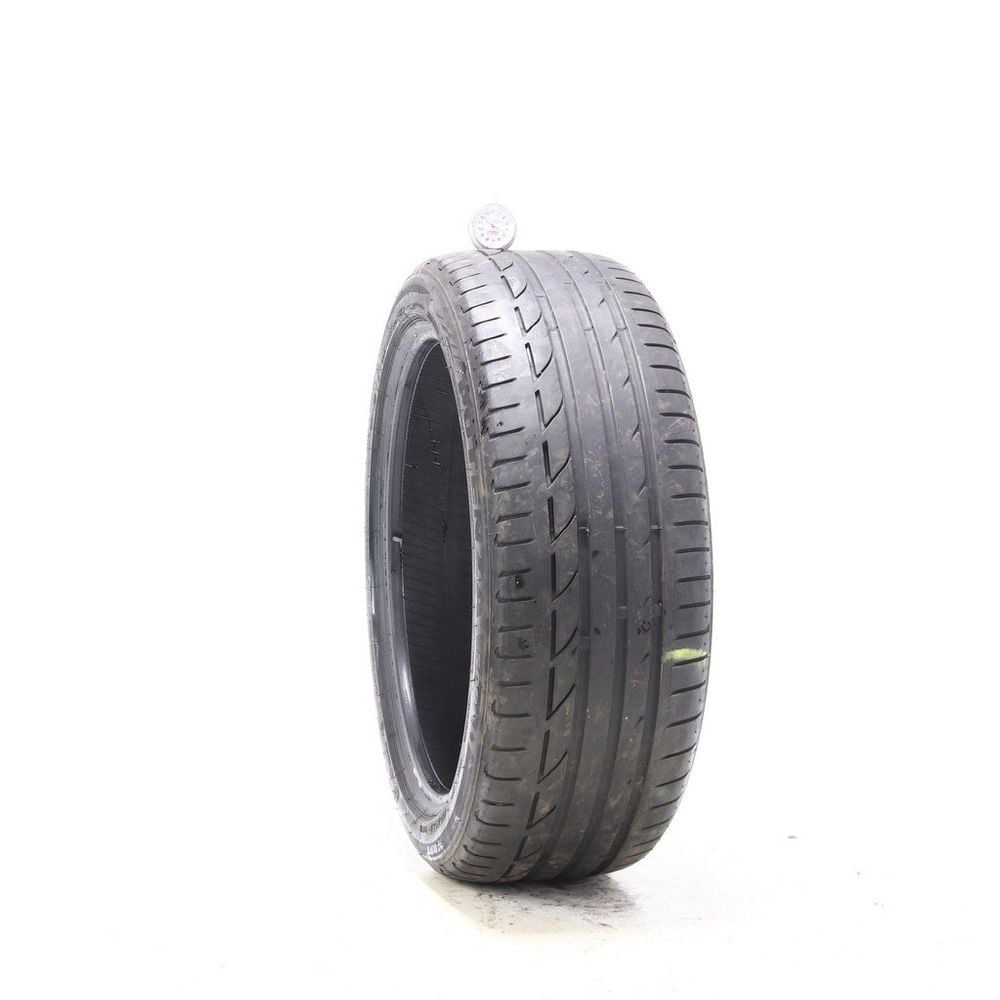 Set of (2) Used 225/45R19 Bridgestone Potenza S001 RFT 92W - 4.5/32 - Image 1