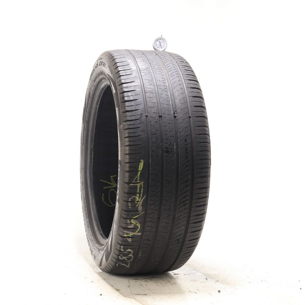 Set of (2) Used 285/45ZR21 Pirelli Scorpion Zero L 113Y - 6-7.5/32 - Image 1