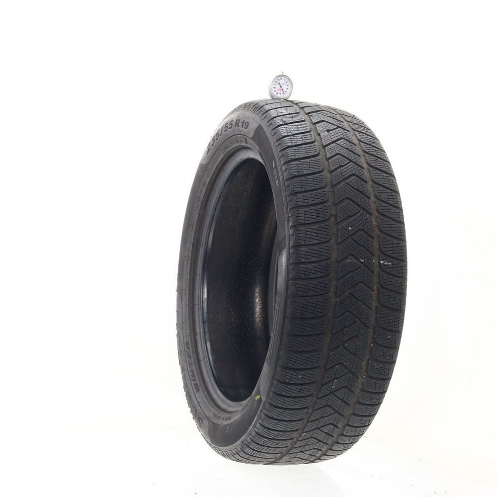 Used 235/55R19 Pirelli Scorpion Winter 105H - 5.5/32 - Image 1