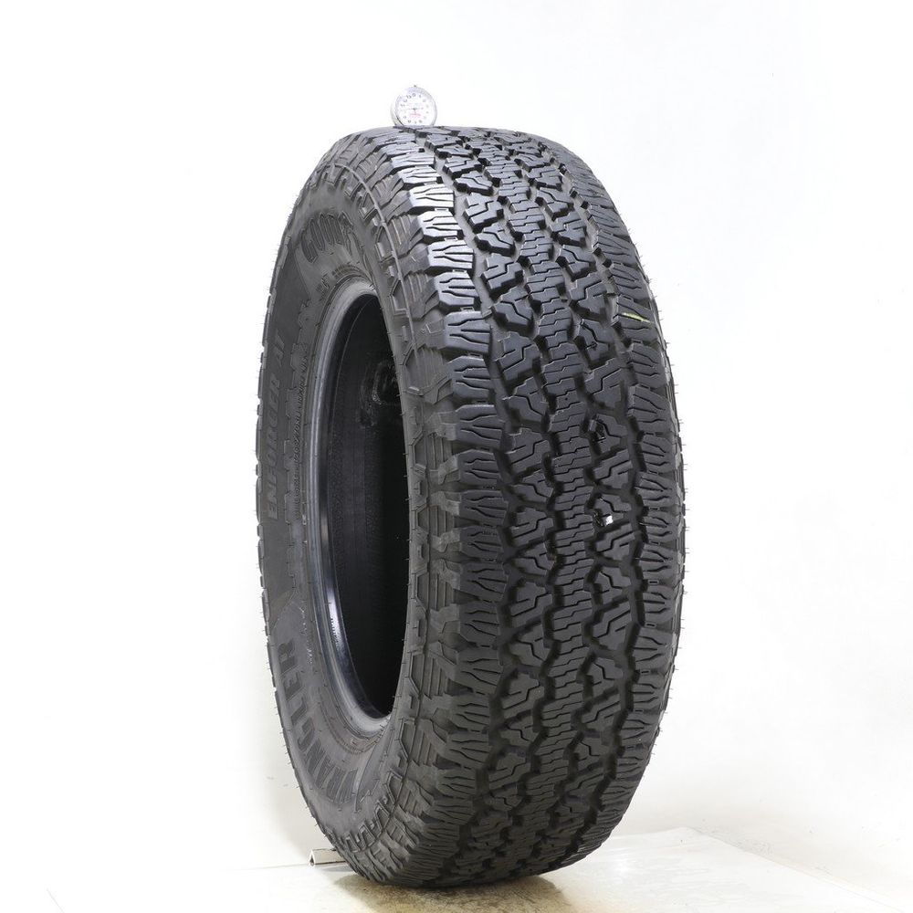 Set of (2) Used LT 265/70R18 Goodyear Wrangler Enforcer AT 113/110H C - 10-11.5/32 - Image 1