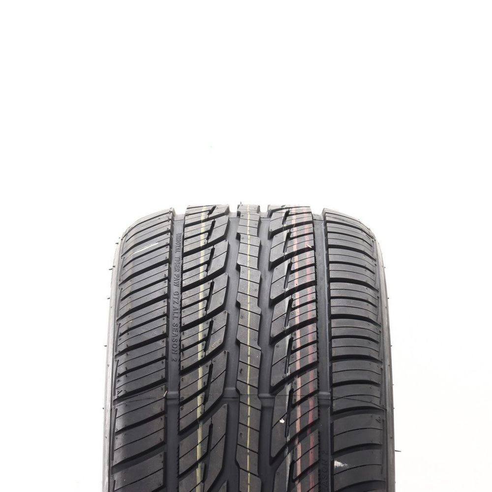 Set of (2) Driven Once 245/40ZR20 Uniroyal Tiger Paw GTZ All Season 2 99Y - 9.5/32 - Image 2