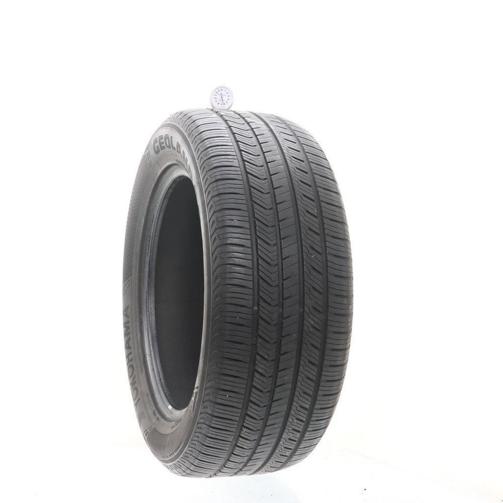 Set of (2) Used 275/55R19 Yokohama Geolandar X-CV G057 111W - 6.5-7/32 - Image 1