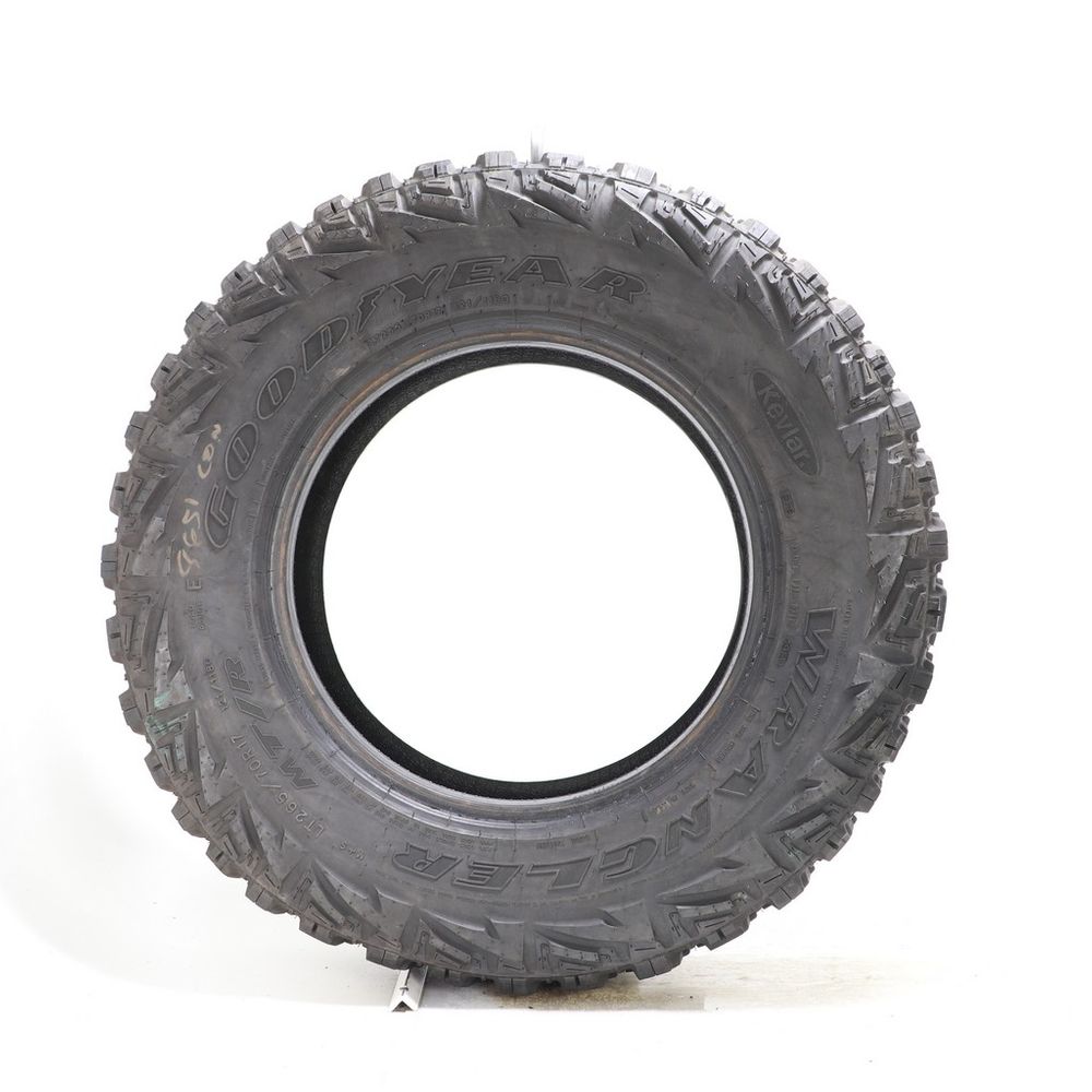 Set of (2) Used LT 265/70R17 Goodyear Wrangler MTR with Kevlar 121/118Q E - 12-12.5/32 - Image 3